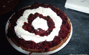 Fekete szeder torta