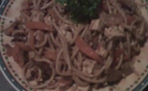 Zöldséges spagetti