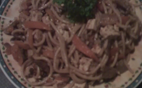 Zöldséges spagetti
