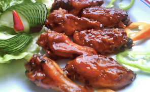 Barbecue csirkeszárnyak