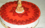 Epres-joghurtos torta