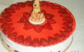 Epres-joghurtos torta