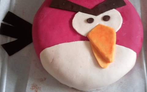 Házi fondantos torta