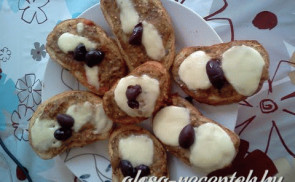 Padlizsános bruschetta