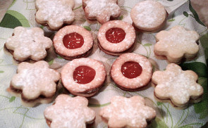 Lekváros mini linzer