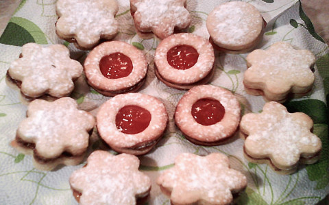 Lekváros mini linzer