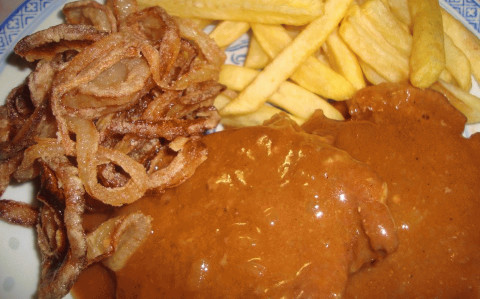 Hagymás rostélyos