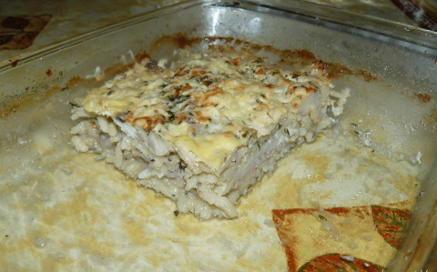 Rizses rakott hal