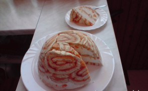 Mascarponés-őszis charlotte