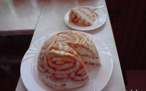Mascarponés-őszis charlotte