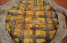 Barackos-pudingos pite