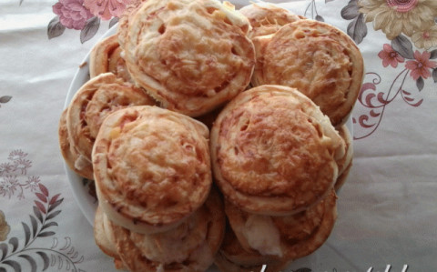 Pizzás csiga