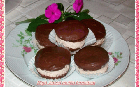 Rigó Jancsi muffin formában