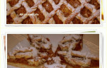 Rácsos almás pite