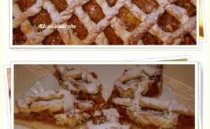 Rácsos almás pite
