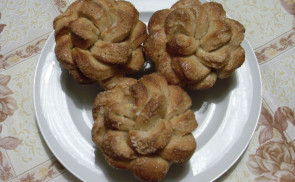 Rózsa muffin sütőben