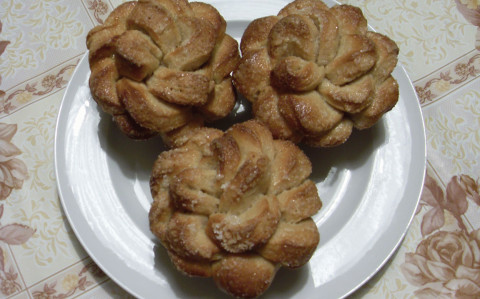 Rózsa muffin sütőben