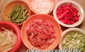 Csirke fajitas
