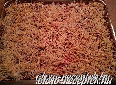 Gombás,sonkás pizza