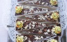 Vaníliás torta szeletek kép