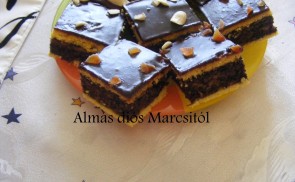 Almás-diós szelet