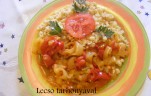 Lecsós tarhonya