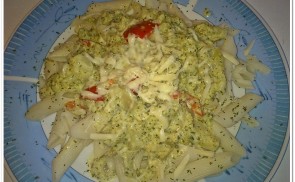 Tejszínes brokkolis penne