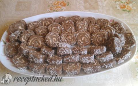 Mini kókusztekercs