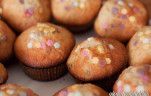 Barackos diós muffin kép