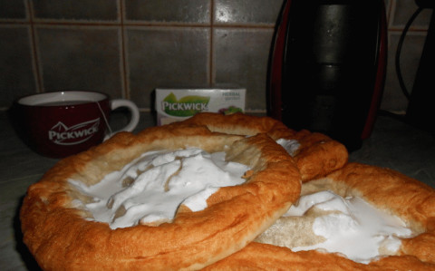 Finom házi lángos
