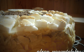 Madártej torta