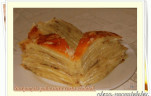 Burgonyás palacsinta torta