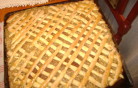 Almás rácsos pite