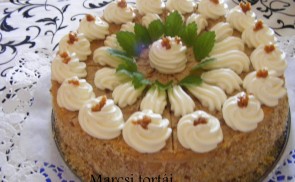 Grillázskrém torta