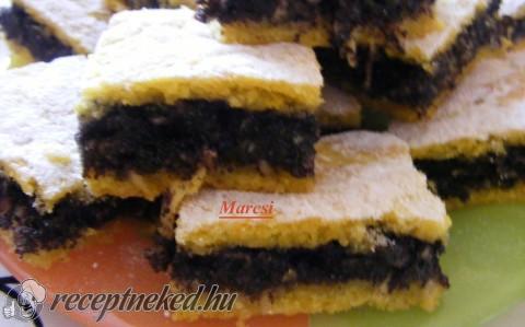 Mákos almás linzer