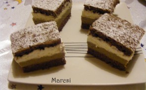 Kávés-tejszínes kocka