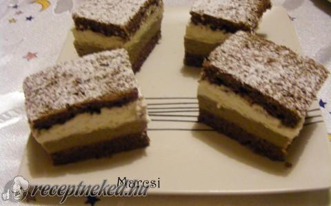Kávés-tejszínes kocka