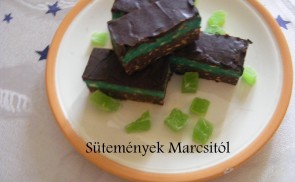 Mandulás kekszes szelet