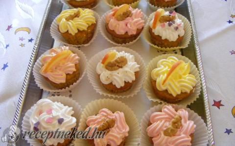 Diós almás muffin