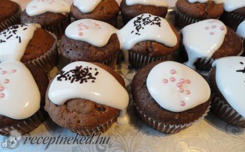Vörösboros muffin
