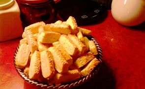 Szezámmagos sós rudacska