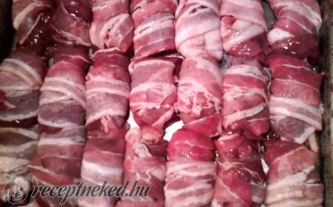 Baconos csirkemáj