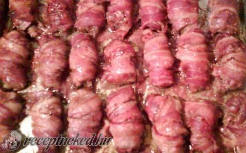 Baconos csirkemáj