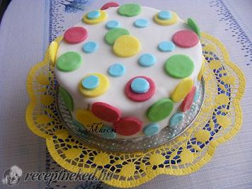Vanília krémes gesztenyés torta