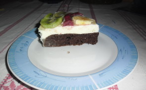 Gyümölcsös túrótorta