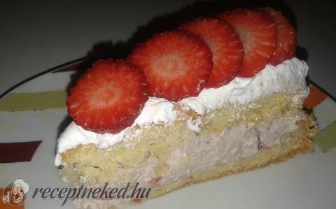 Epres-mascarpone torta