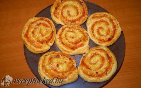Pizzás csiga