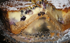 Áfonyás sajtkrémtorta