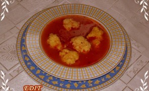 Paradicsomos leves sajtos galuskával