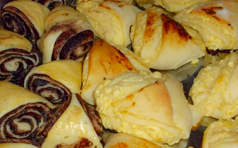 Töltött háromszögek (édesen)